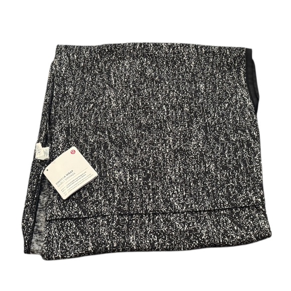 Lululemon Vinyasa Wrap- Running Luon Suited Jacquard Black White / Black - Picture 5 of 7